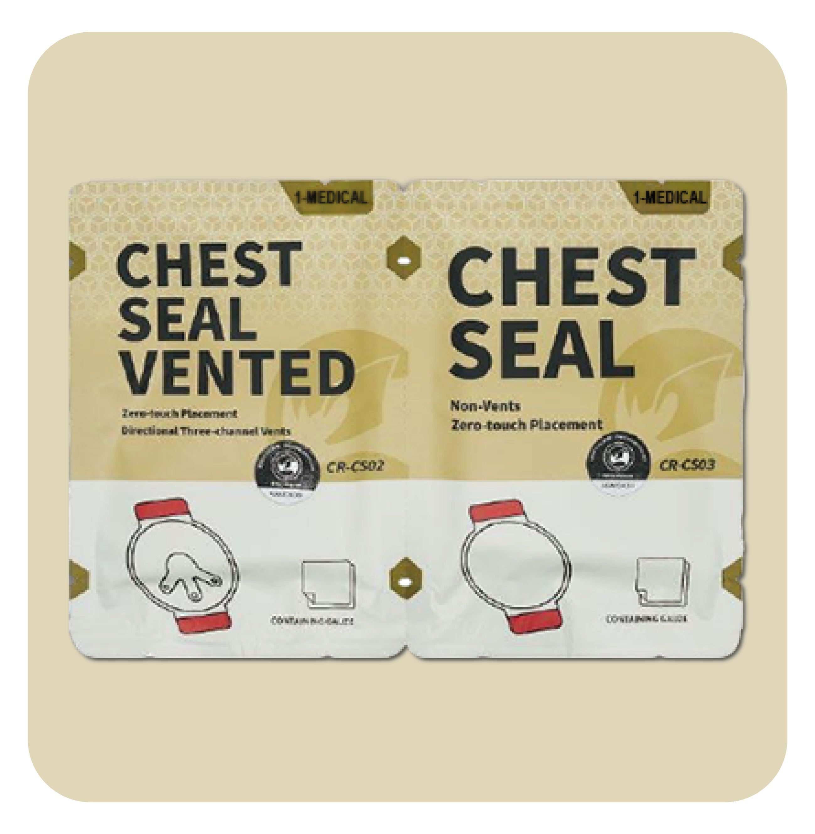 Thoracic seal - Twin pack