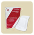 Absorbent non-woven adhesive dressing