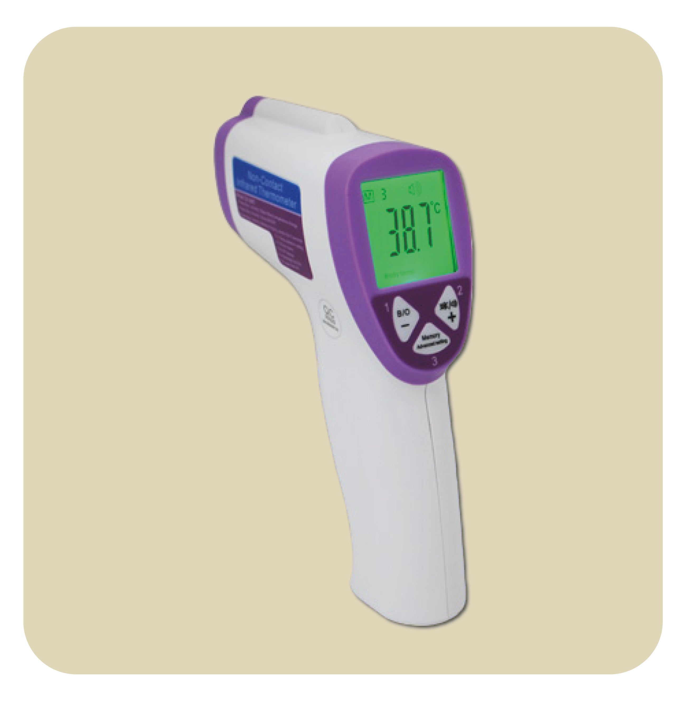 Non-contact infrared medical thermometer